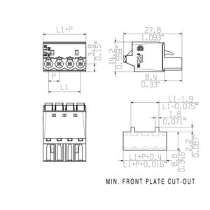 Pluggbare, KONTAKTER BLF 5,08HC/ 3/180 N BK BX - Bilde 1