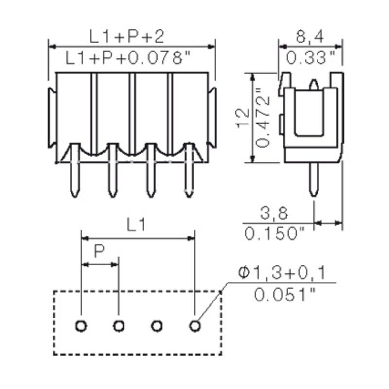 Pluggbare, KONTAKTER SL 5,08/ 6/180B 3,2 SN OR - Bilde 1