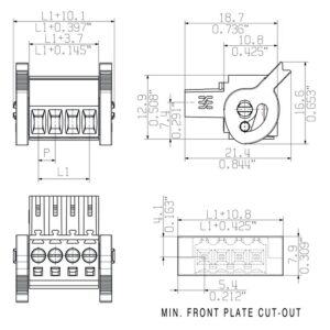 Pluggbare, KONTAKTER BL 3,5/ 8LH SN OR - Bilde 6