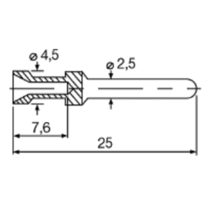 Kontakter, HDC-C-HE-SM 2,5 AG - Bilde 3