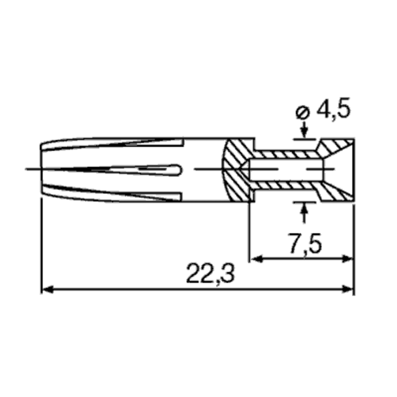 Kontakter, HDC-C-HE-BM 2,5 AG - Bilde 3