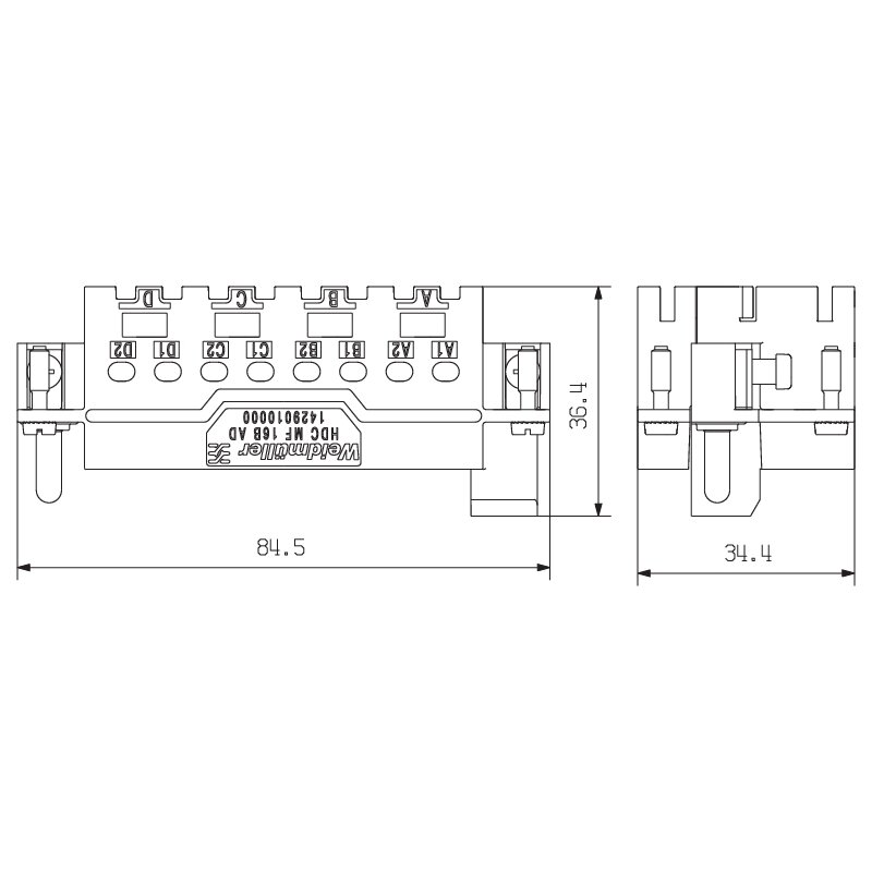 Kontakter, HDC MF 16B AD - Bilde 2