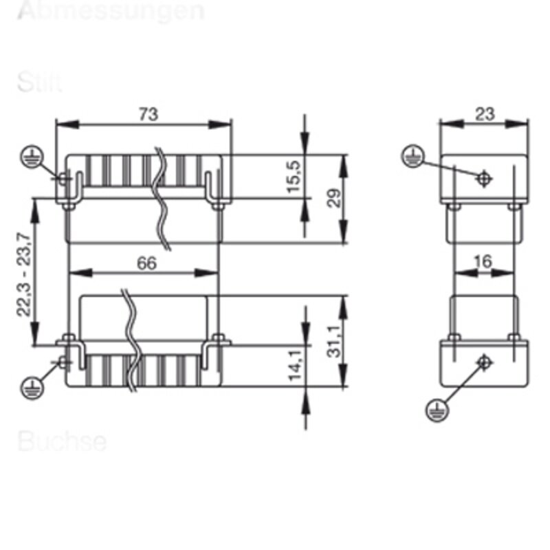 Kontakter, HDC HA 16 MS - Bilde 2