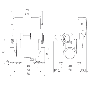 Kontakter, HDC 10A SDLU 1PG16G - Bilde 2