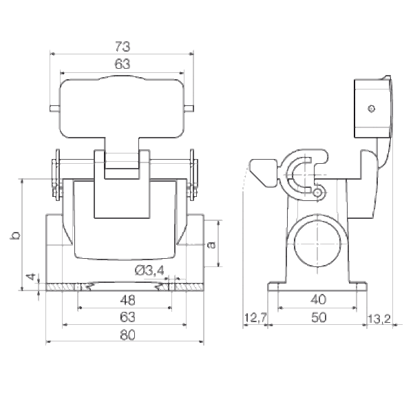 Kontakter, HDC 10A SDLU 1PG16G