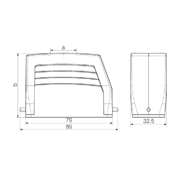 Kontakter, HDC 25A TOLU 1PG21G
