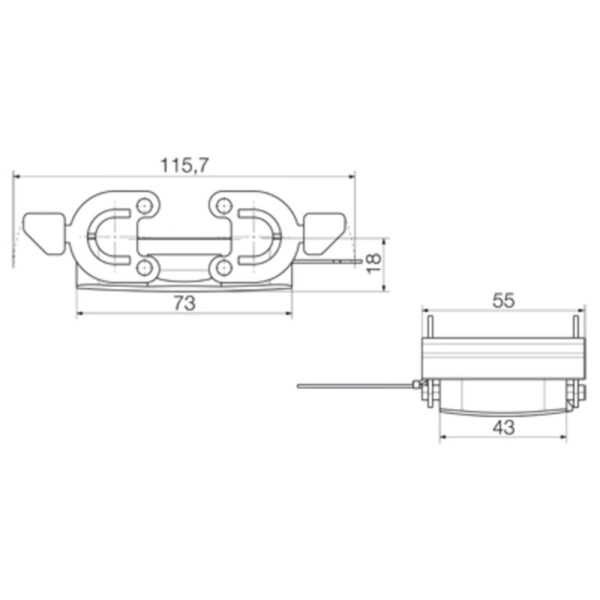 Kontakter, HDC 10B DMDQ 2QB