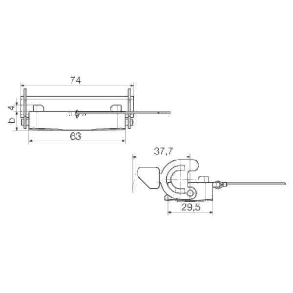 Kontakter, HDC 10A DODL 1LB