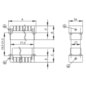 Kontakter, HDC HE 16 FT - Bilde 2