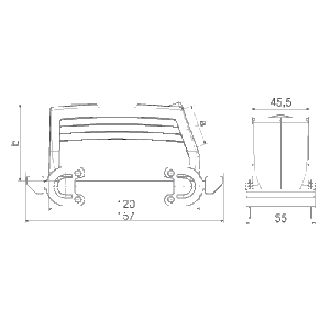 Kontakter, HDC 24B TSBO 1M25G - Bilde 2