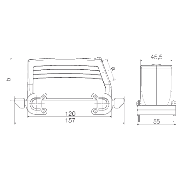 Kontakter, HDC 24B TSBO 1M25G