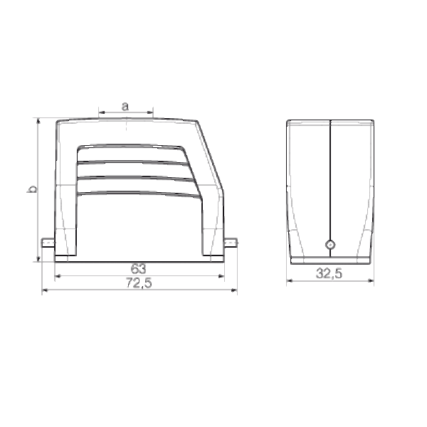 Kontakter, HDC 10A TOLU 1M20G