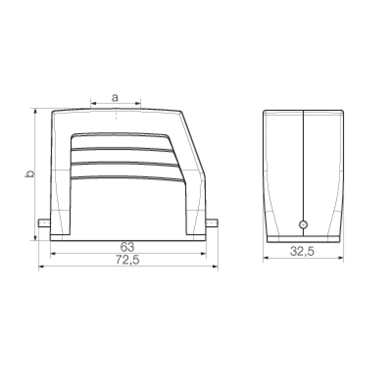 Kontakter, HDC 10A TOLU 1M20G - Bilde 2