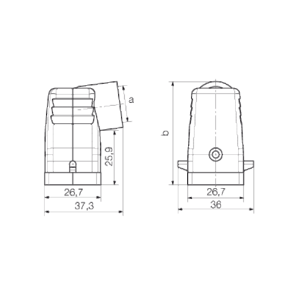 Kontakter, HDC 04A TWLU 1M20G