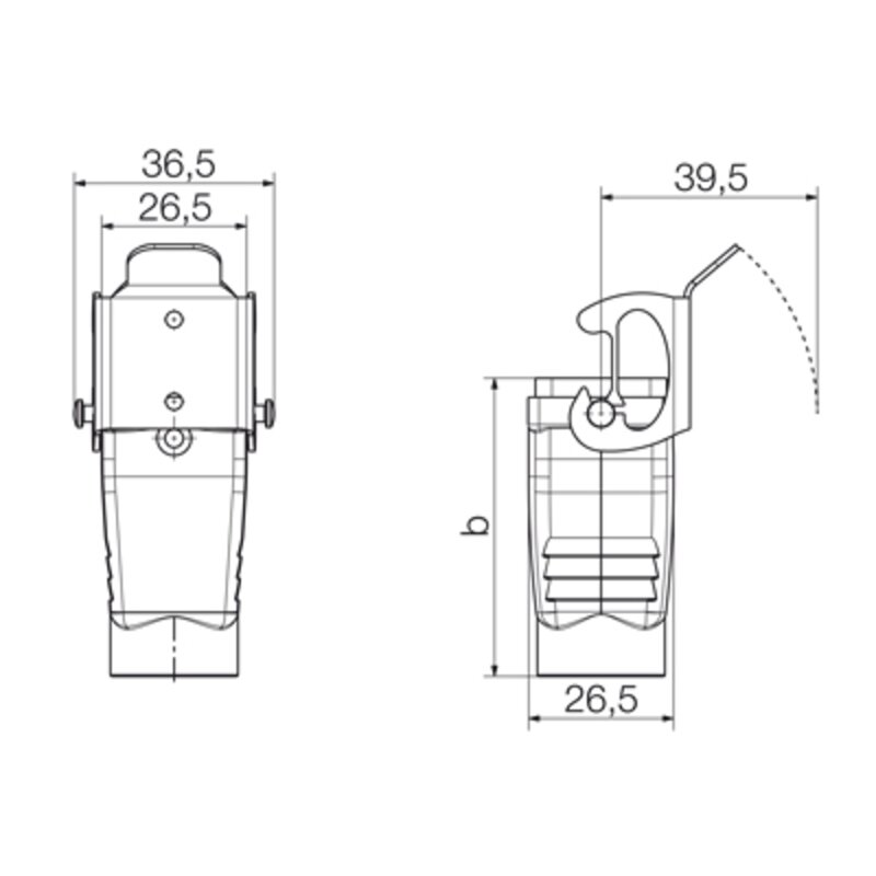 Kontakter, HDC 04A KOLU 1M20G - Bilde 2