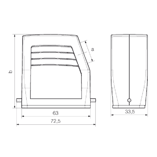 Kontakter, HDC 15A TSLU 1M20G