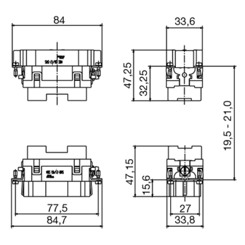 Kontakter, HDC S6 12 SAS - Bilde 2