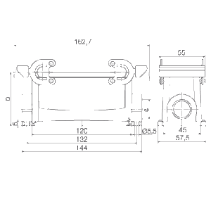 Kontakter, HDC 24B SBU 1M25G - Bilde 2