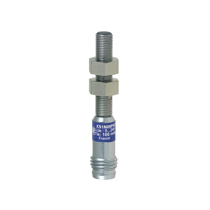 Induktiv sensor XS1 sylindrisk M5 Sn 0,8 mm M8 tilkobling til r - Bilde 1