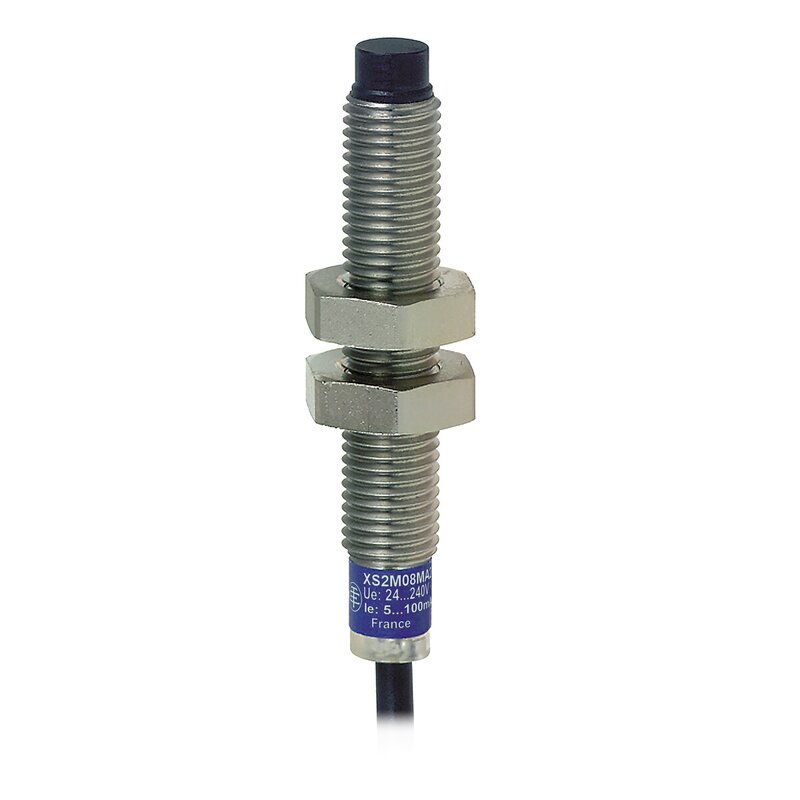 Induktiv sensor XS2 sylindrisk M8 Sn 2,5 mm kabel 2m - Bilde 1