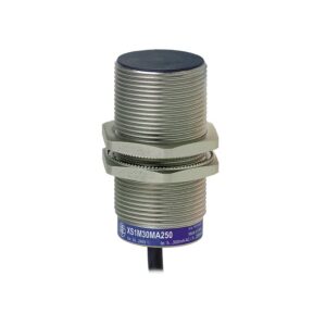 Induktiv sensor XS1 M30, L60mm, messing, Sn10mm, 12..24VDC, kabel 2m - Bilde 1