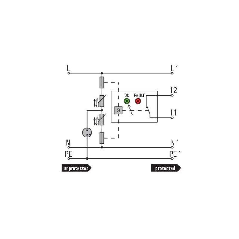 Overspenningsvern, VPU III R 48V/4KV AC/DC - Bilde 3