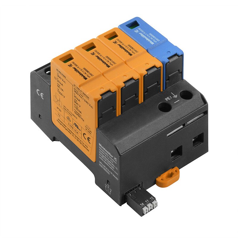 Overspenningsvern, VPU AC II 3+1 R 300/50 KA - Bilde 1