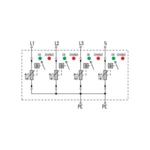 Overspenningsvern, VPU AC II 4 300/50 KA - Bilde 2