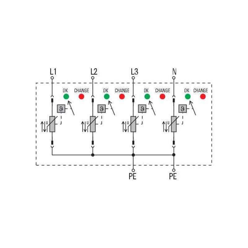 Overspenningsvern, VPU AC II 4 300/50 KA - Bilde 2