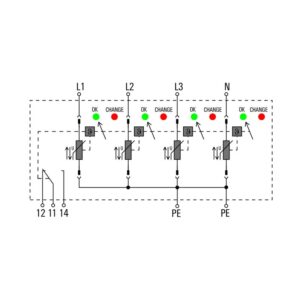 Overspenningsvern, VPU AC II 4 R 300/50 KA - Bilde 2