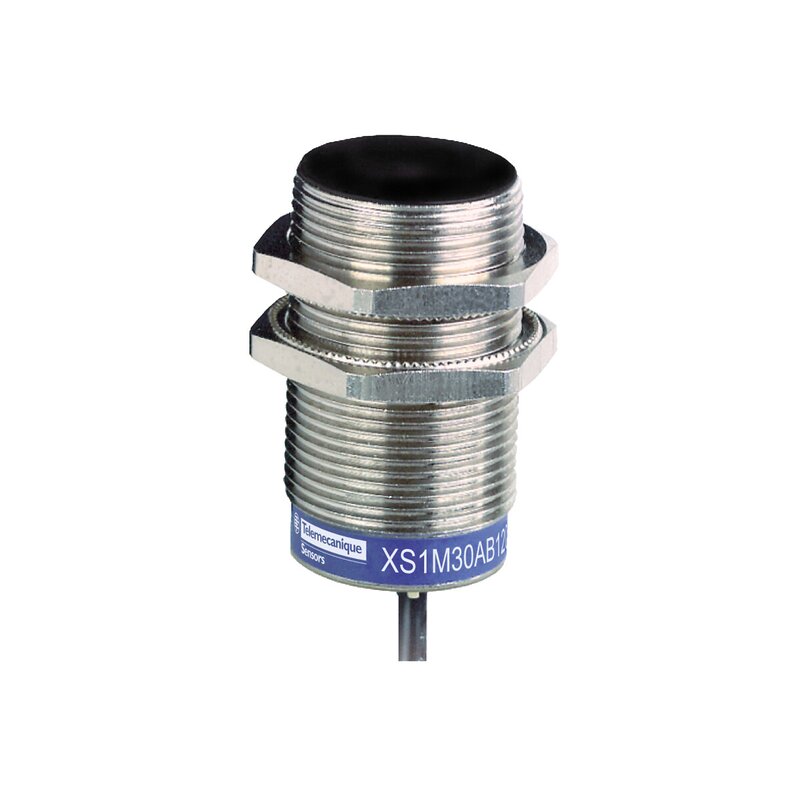 Induktiv sensor XS1 sylindrisk M30 Sn 1 til 10 mm kabel 2m - Bilde 1