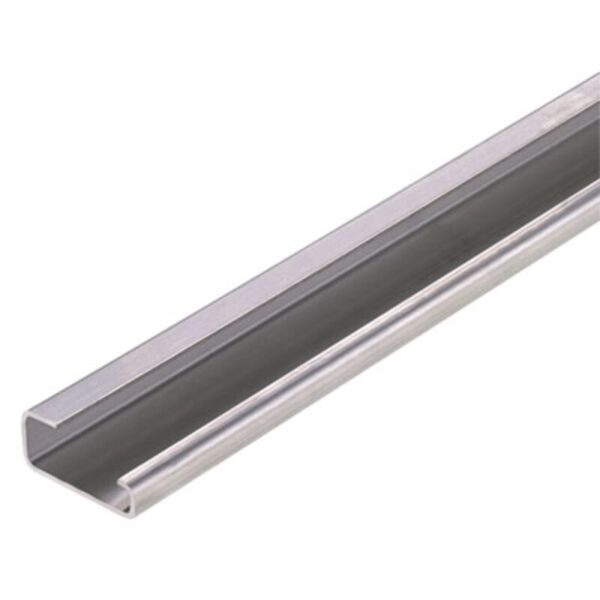 Din-skinner, TS 32X15 2M/CRN RUSTFRI