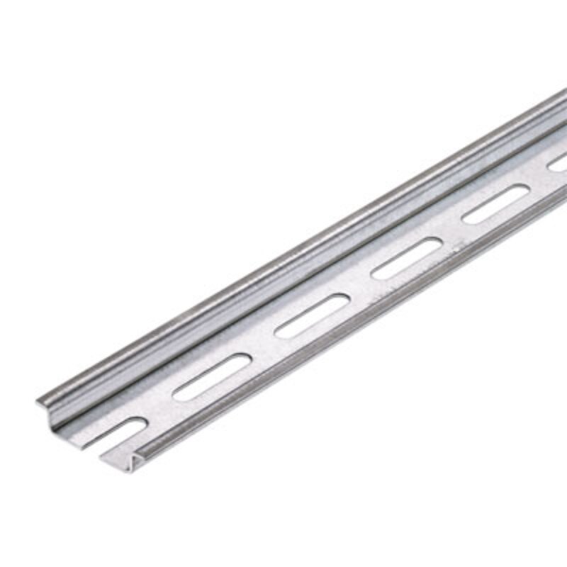 Din-skinner, TS 35X7,5X2 DIN BÅNDFORSINKET HULLET - Bilde 1