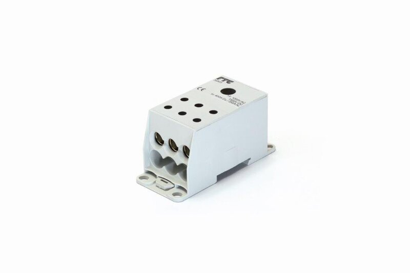 Distrubisjonsblokker, 400A/350A,CU/AL,GRÅ - Bilde 1