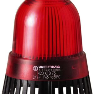 Lyd, LED MULTI-TONE SIRENE BM 8 TONE 24VAC/DC RØD - Bilde 1