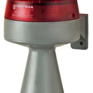Lyd, LED HORN WM KONTINUERLIG TONE 230VAC RØD - Bilde 1
