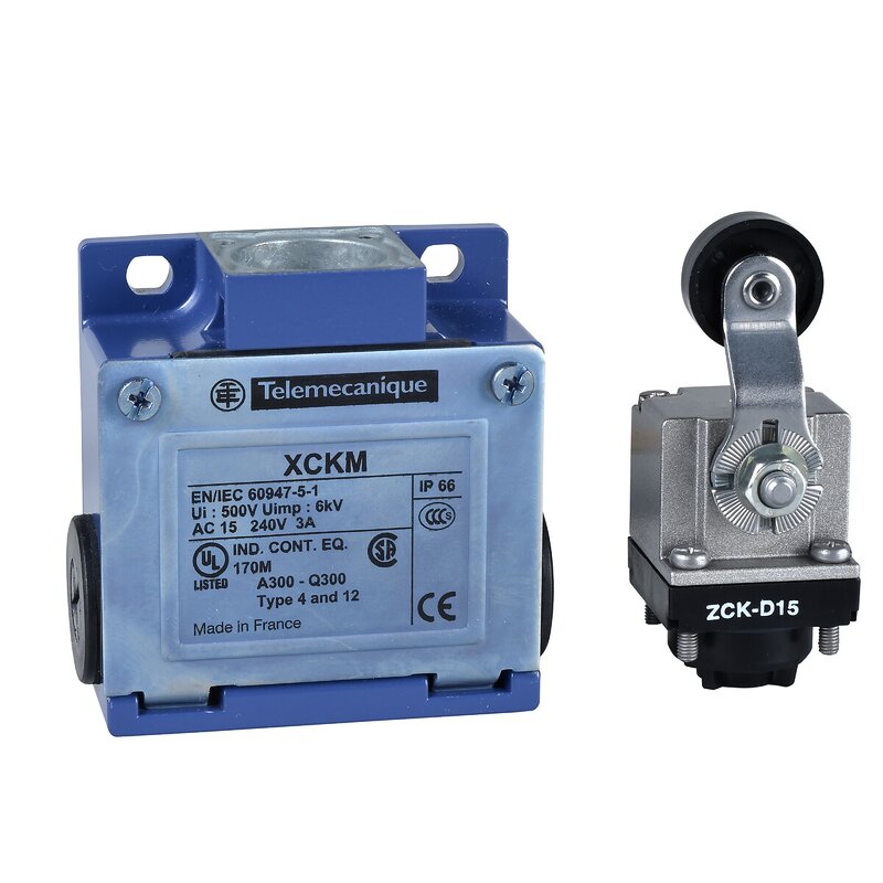 Endebryter, Endebryter XC Standard, XCKM, termoplastisk rullespak, 1NC+1 NO, snap-action, Pg11 - Bilde 1