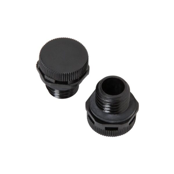Tilbehør til nipler, DREN NIPPEL M12X1,5 L1=10MM,PA,DAE