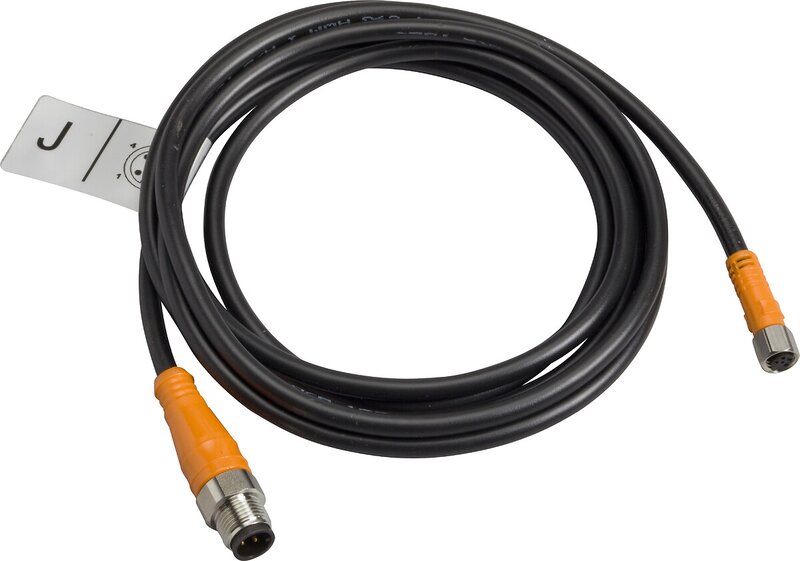 JUMPER M12 M8 4C 5M PVC I RUSTFRITT STÅL - Bilde 1