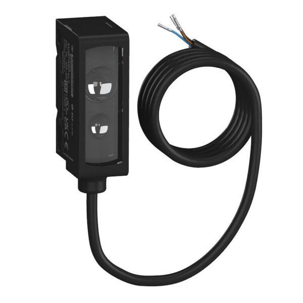 FOTOSENSOR MINIATYR BGS FAST B.LIGHT PLAST SN 80MM PNP NO NC 2M KABEL 24V