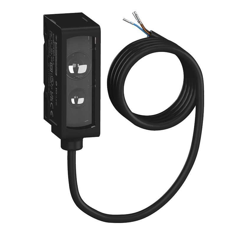 FOTOSENSOR MINIATYR BGS FAST B.LIGHT PLAST SN 80MM PNP NO NC 2M KABEL 24V - Bilde 1
