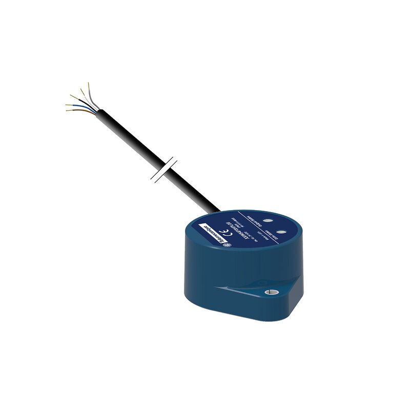 Ultralydsensor, D54, plast, 3m, 4-20mA, 0,5 m kabel, programvareprogrammerbar - Bilde 1