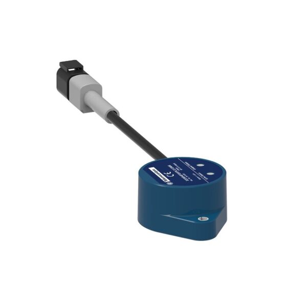 Ultralydsensor, D54, plast, 3m, 4-20mA, 0,15 m pigtail + DTM04-6P-kontakt, programvareprogrammerbar