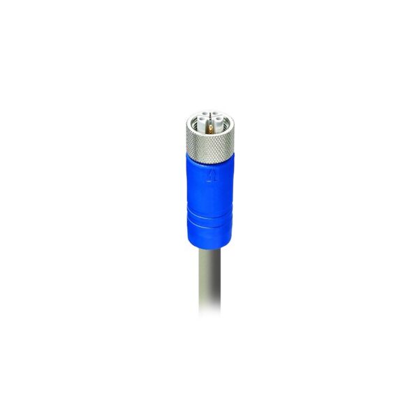 IO Link Master Single-ended pre-wired, L-kodet strømkabel, hunn, rett, 5-pins (4+FE), PUR, 1,5 mm², 2 m