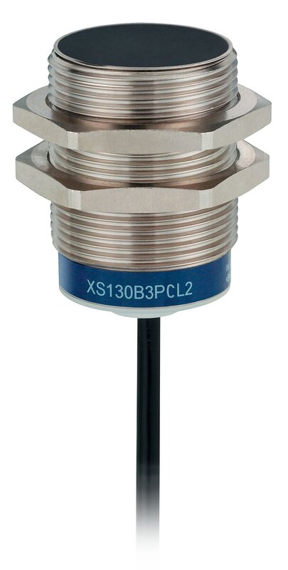 INDUKTIV SENSOR SYLINDRISK M30 12 24VDC PNP NC 3 LEDNINGER FLUSH 2M CABL