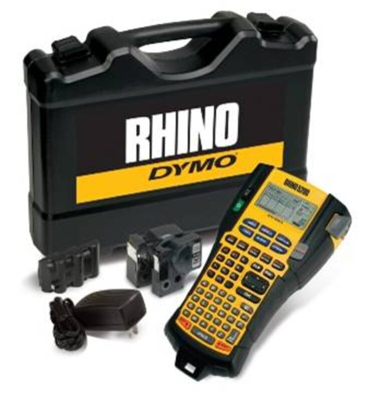 Merkemaskin Portable, DYMO Rhino 5200 KOFFERTSETT - Bilde 1