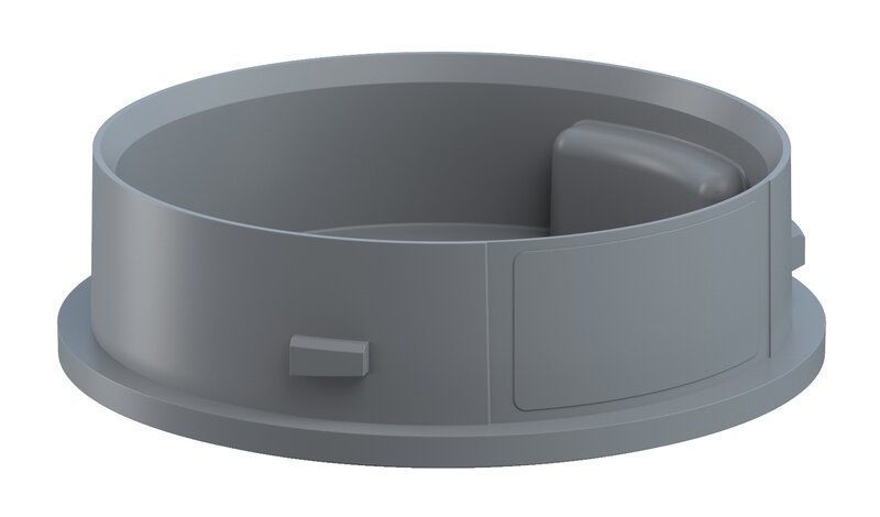 Signalisering (lys og lyd), Tilbehør til signalisering (lys og lyd), Mini Adapter Base montering GRÅ - Bilde 1