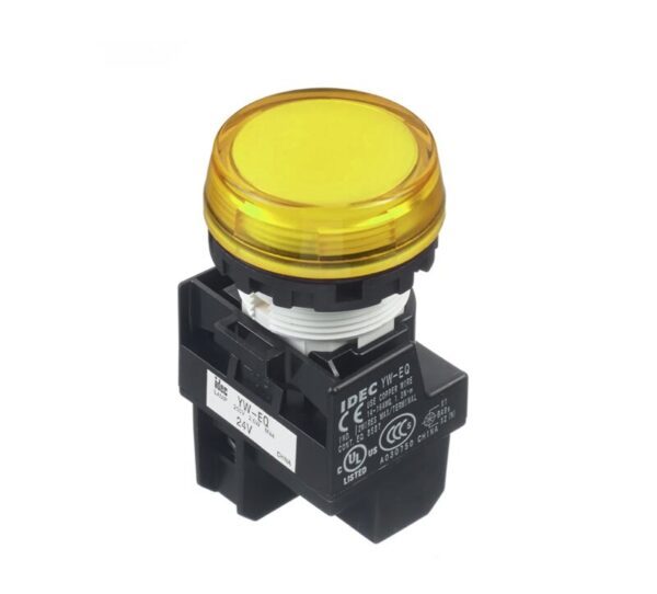 Indikatorlampe, Uten pære, GUL , YW1P-1BEQ0Y, YW