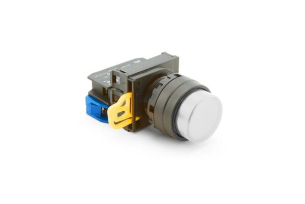 Trykknapp, 1NO, 24v AC/DC, YW1L-M2E10Q4W, YW
