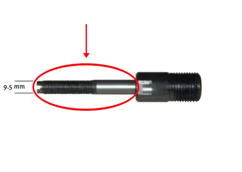 Trekkbolt, 9,5 MM - Bilde 1